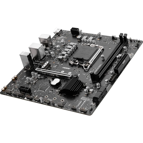 MSI MB PRO B760M-B DDR4 SOKET 1700 DDR4 4800(OC) PCI-E ,M.2 USB3.2 HDMI, 1X 2,5G LAN MATX