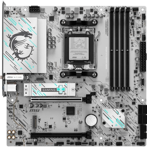 MSI MB B840M GAMING PLUS WIFI6E AM5 DDR5 8000MHZ(OC) HDMI , DP,2X M.2 USB 5 GBS 2.5G LAN WI-FI 6E MATX