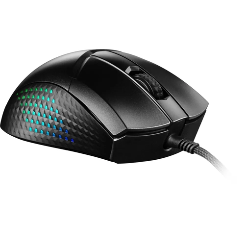 MSI GG CLUTCH GM51 LIGHTWEIGHT 75 GRAM ESPORTS GAMING MOUSE MAX 26000 DPI 1MS PIXART PMW-3395 OPTIK SENSOR OMRON SWITCH RGB LED MYST