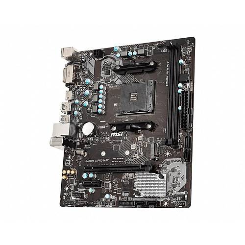 MSI B450M-A PRO MAX AM4 DDR4 3466(OC) DVI HDMI M.2 USB3.2 MATX