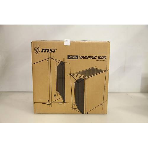 MSI MAG VAMPIRIC 100R 1x120mm ARGB 1x120mm Fanl� Siyah ATX Gaming Kasa (Outlet - Te�hir)