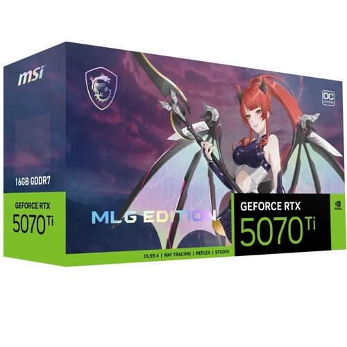 MSI GeForce RTX 5070 Ti 16G MLG EDITION OC GDDR7 256Bit PCIe 5.0 3xDP 1xHDMI Ekran Kart�