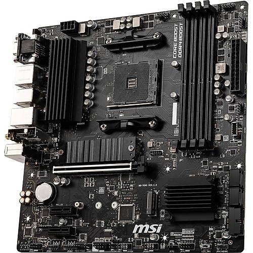 MSI MB B550M PRO-VDH WIFI AM4 DDR4 4400(OC) HDMI DVI VGA M.2 USB3.2 WIFI MATX