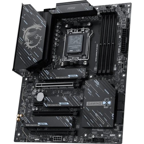 MSI MB X870E GAMING PLUS WIFI AM5 DDR5 8200MHZ(OC) 3X M.2 USB 40GBPS HDMI DP 5G LAN WIFI 7 RGB ATX
