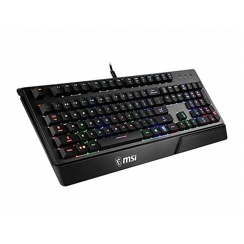 MSI GG VIGOR GK20 UK GAMING KEYBOARD RAINBOW ARKA AYDINLATMA ANTIGHOSTING MEMBRAN SIVI DOKULMESINE DAYANIKLI OYUNCU KLAVYESI TURKCE