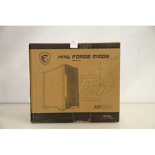 MSI MAG FORGE M100R WHITE 4x120mm ARGB Fanl� Beyaz Micro ATX Gaming Kasa (Outlet - Te�hir)