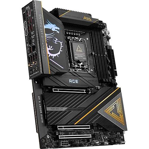MSI MB MEG Z890 ACE SOKET 1851 DDR5 9200MHZ(OC) USB 20GBPS 5XM.2 2XTB4 HDMI DISPLAY 10G LAN WIFI7 ATX