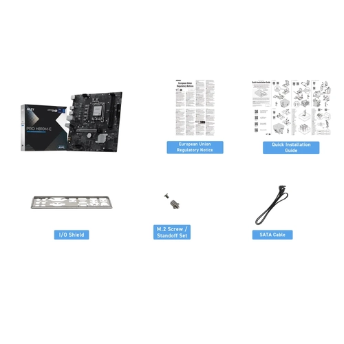 MSI PRO H810M-E SOKET 1851 DDR5 6400 MHZ(OC)� 1xM.2 USB 5Gbps HDMI DP 2.5G LAN mATX