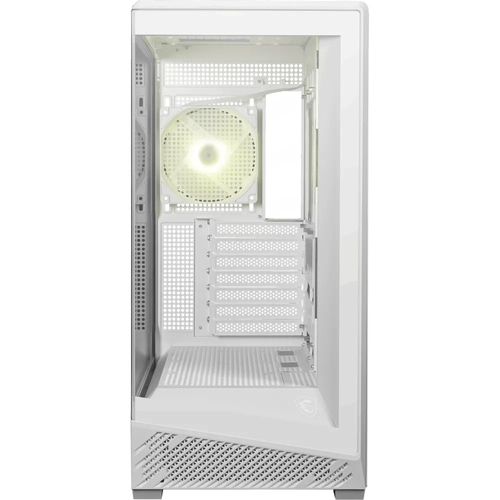 MSI MAG PANO 130R PZ WHITE TEMPERLI CAM 3X120MM REVERSE AGRB 1X120MM ARGB FAN ATX BEYAZ PANORAMIK GAMING BILGISAYAR KASASI