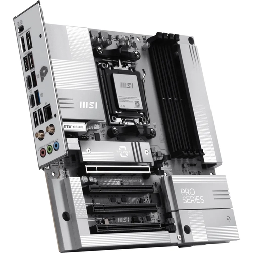 MSI MB PRO B850M-A WIFI PZ AM5 DDR5 8200MHZ(OC) 4X PCI-E X16 HDMI DP 2X M.2 USB 10GBS 5G LAN WI-FI 7 MATX