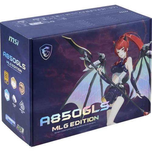 MSI A850GLS MLG EDITION 850W 80+ Gold Siyah