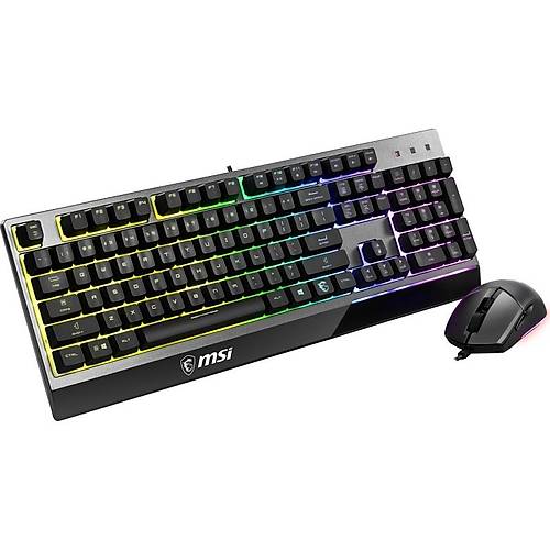 MSI GG VIGOR GK30 TR GAMING KEYBOARD VE CLUTCH GM11 GAMING MOUSE