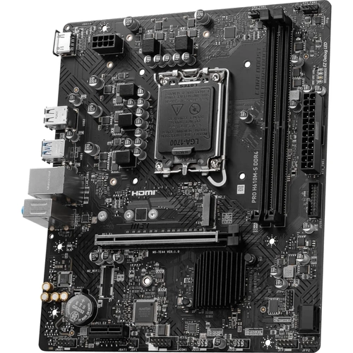 MSI MB PRO H610M-S DDR4 SOKET 1700 DDR4 3200(OC) HDMI M.2 USB3.2 1X 1G LAN MATX