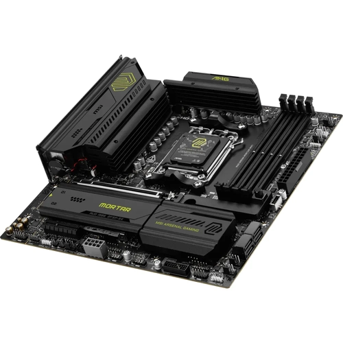 MSI MB MAG B850M MORTAR WIFI AM5 DDR5 8200MHZ(OC) HDMI 3X M.2 USB 20GBS 5G LAN WI-FI 7 MATX