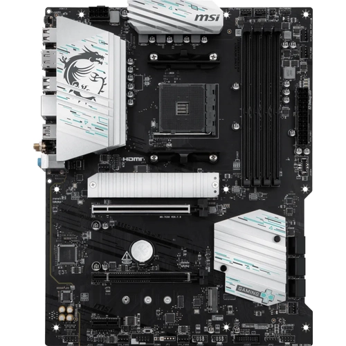 MSI B550 GAMING WIFI AM4 DDR4 4866(OC) HDMI DP 2x M.2 USB 10Gbps 1G LAN WIFI 5 ATX