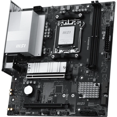 MSI MB PRO B850M-G AM5 DDR5 8200MHZ(OC) HDMI DP 2X M.2 USB 10GBS 5G LAN MATX