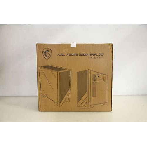 MSI MAG FORGE 320R AIRFLOW WHITE 4x120mm ARGB Fanl� Beyaz ATX Gaming Kasa Outlet - Te�hir / �n Plastik Panel K�r�k)