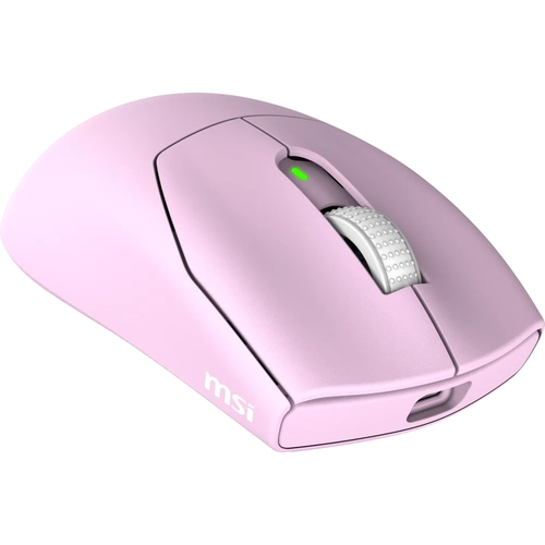 MSI Force GM340 Wireless Violet 12000 DPI 1ms 57gr 1,8m Pembe Gaming Fare