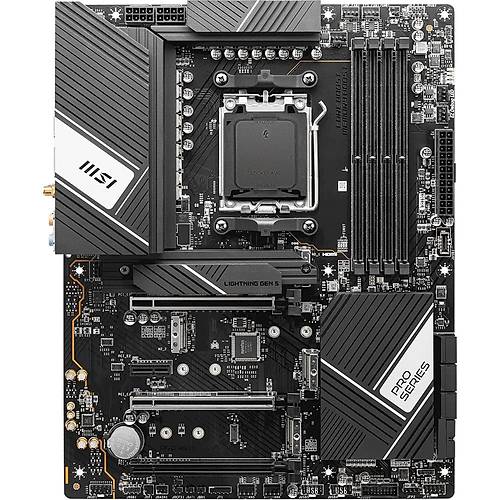 MSI PRO X670-P WIFI AM5 DDR5 6600MHZ(OC) 4X M.2 USB 3.2 HDMI DP 2.5G LAN AMD WIFI 6E RGB ATX