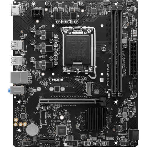 MSI MB PRO H610M-S DDR4 SOKET 1700 DDR4 3200(OC) HDMI M.2 USB3.2 1X 1G LAN MATX