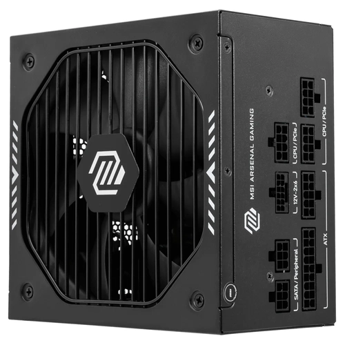 MSI PSU MAG A750GLS PCIE5 ATX V3.1 750W PCIE 5.1 READY 80+ GOLD POWER SUPPLY