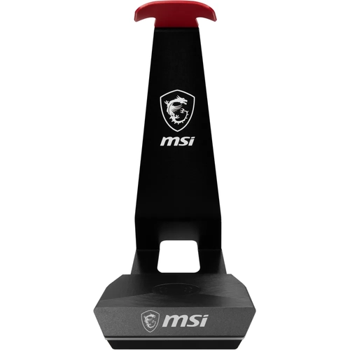 MSI GG HS01 HEADSET STAND + WIRELESS RGB CHARGER METAL KULAKLIK TUTUCU VE KABLOSUZ SARJ ALETI 15W HIZLI SARJ RGB GOSTERGE KAYMAZ TAB