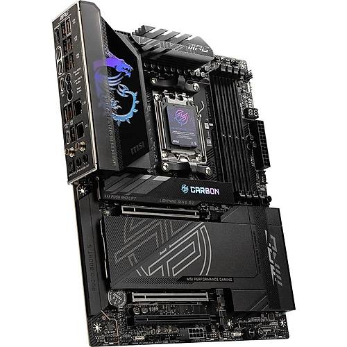 MSI MB MPG X870E CARBON WIFI AM5 DDR5 8400MHZ(OC) USB4 4X M.2 HDMI 5G LAN 2.5G LAN WIFI 7 RGB ATX