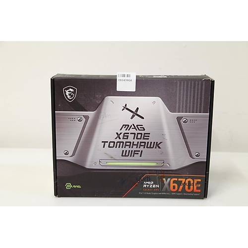MSI MAG X670E TOMAHAWK WIFI DDR5 7800 MHz (OC) M.2x4 USB 3.2 HDMI DP Wi-Fi 6E RGB ATX (Outlet - Te�hir)
