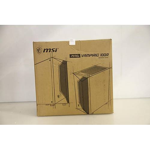 MSI MAG VAMPIRIC 100R 1x120mm ARGB 1x120mm Fanl� Siyah ATX Gaming Kasa (Outlet - Te�hir)