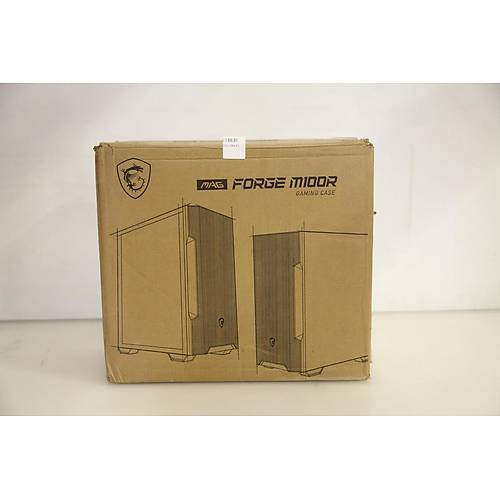 MSI MAG FORGE M100R 4x120mm ARGB Fanl� Siyah Micro ATX Gaming Kasa (Outlet - Te�hir)