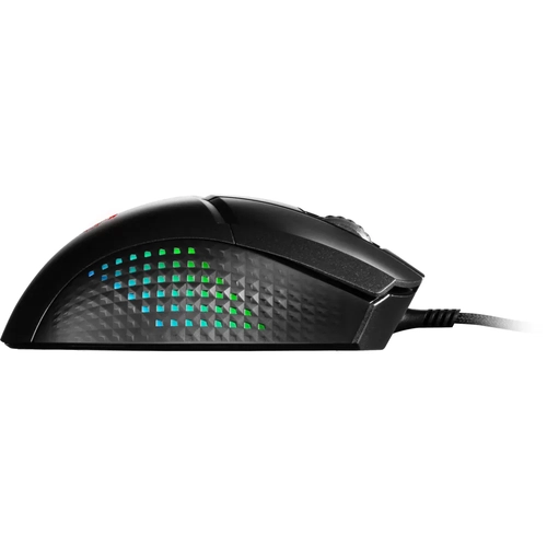 MSI GG CLUTCH GM51 LIGHTWEIGHT 75 GRAM ESPORTS GAMING MOUSE MAX 26000 DPI 1MS PIXART PMW-3395 OPTIK SENSOR OMRON SWITCH RGB LED MYST
