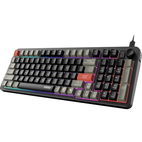 MSI GG GK110 TR SESSIZ MEMBRAN GAMING KLAVYE RGB TR LAYOUT