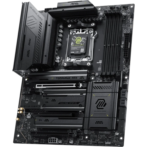 MSI MAG X870E TOMAHAWK MAX WIFI DDR5 8400 MHz (OC) M.2x4 USB 3.2 HDMI Wi-Fi 7 RGB ATX