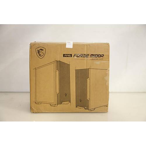 MSI MAG FORGE M100R 4x120mm ARGB Fanl� Siyah Micro ATX Gaming Kasa (Outlet - Te�hir)