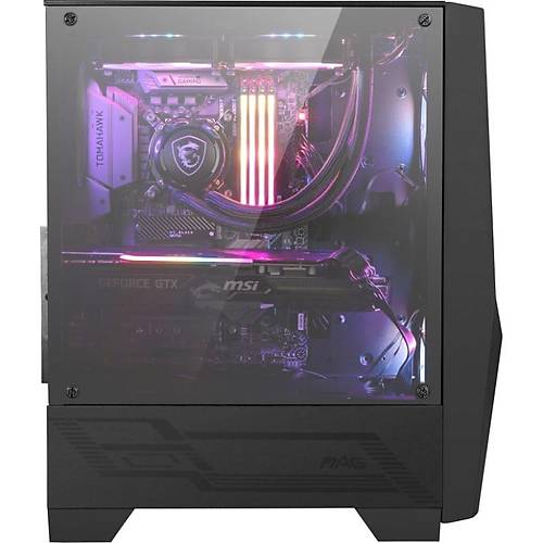 MSI MAG FORGE 100R TEMPERLI CAM 2X A-RGB FAN 1X 120MM FAN 650W 80+ BRONZE PSU ATX GAMING BILGISAYAR KASASI
