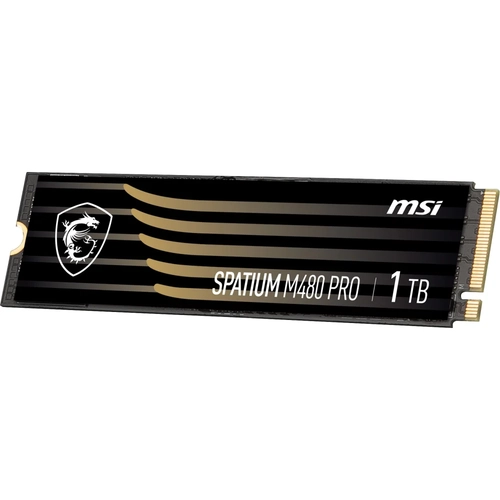 MSI SPATIUM M480 PRO PCIe 4.0 NVMe M.2 1TB (7400MB-6000MB/s) SSD