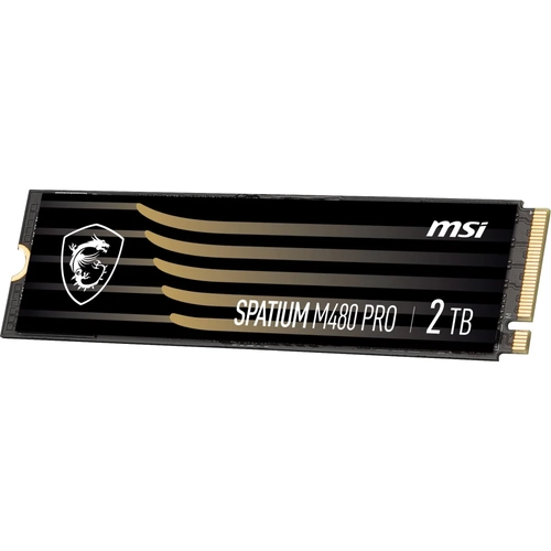 MSI SPATIUM M480 PRO PCIE 4.0 NVME M.2 2TB (7400MB-7000MB/s) SSD
