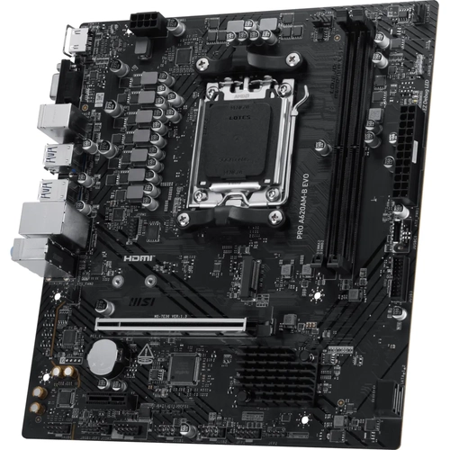 MSI MB PRO A620AM-B EVO AM5 DDR5 6800MHZ(OC) ARGB HDMI VGA M.2 USB3.2 JARGB_V2 MATX