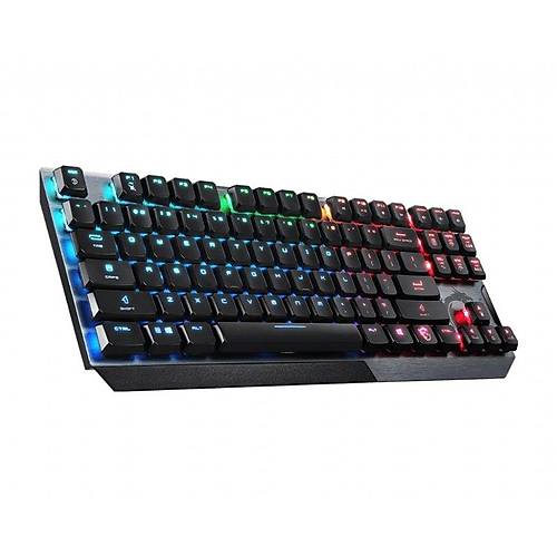 MSI GG VIGOR GK50 LOW PROFILE TKL TR DUSUK PROFIL SAYISAL TUS TAKIMSIZ KOMPAKT TKL TASARIM GERCEK MEKANIK KAILH SWITCH PER KEY RGB F