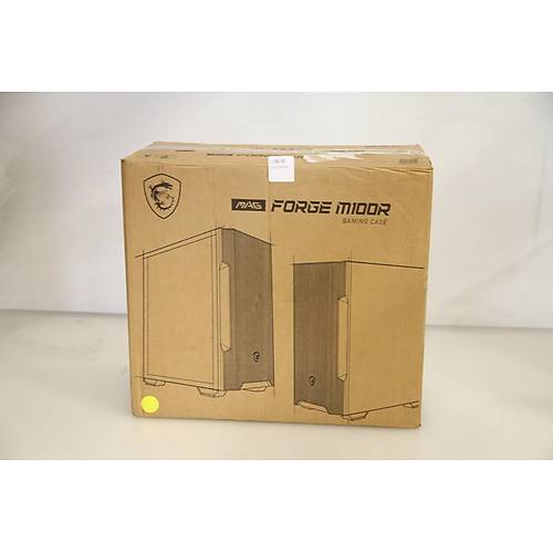 MSI MAG FORGE M100R 4x120mm ARGB Fanl� Siyah Micro ATX Gaming Kasa (Outlet - Te�hir)
