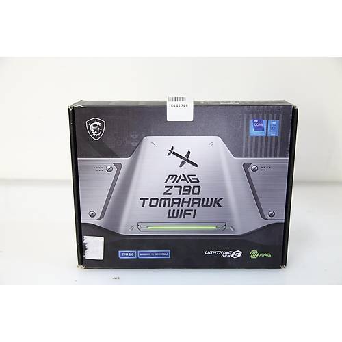 MSI MAG Z790 TOMAHAWK WIFI DDR5 7200 MHz (OC) M.2x4 USB 3.2 HDMI DP Wi-Fi 6E ATX (Outlet - Te�hir / Pin Hasarl�)