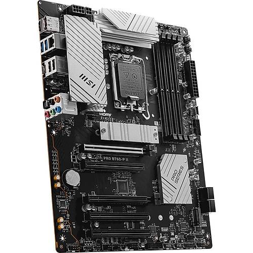 MSI MB PRO B760-P II SOKET 1700 DDR5 7000(OC) PCI-E ,M.2 USB3.2 HDMI,DP 1X 2.5G LAN ATX
