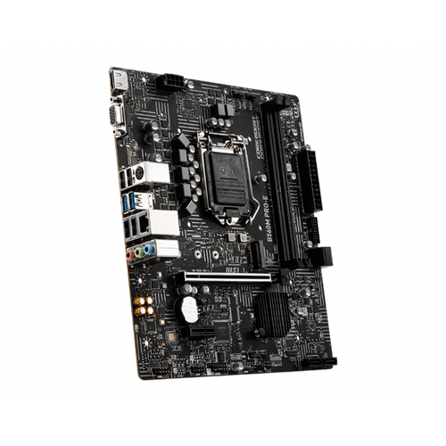 MSI MB B560M PRO-E SOKET 1200 DDR4 4800 (OC) PCI-E GEN 4 ,M.2 USB3.2 1X 1G LAN MATX