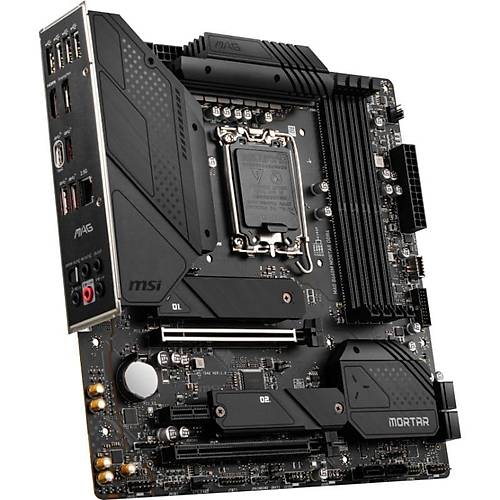 MSI MAG B660M MORTAR DDR4 SOKET 1700 DDR4 4800 (OC) HDMIDP PCI-E GEN 4 M.2 USB3.2 1X 2.5G LAN MATX