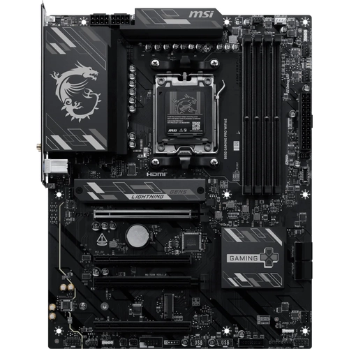 MSI B850 GAMING PRO WIFI6E DDR5 8200 MHz (OC) M.2x2 USB 3.2 HDMI DP Wi-Fi 6E ATX