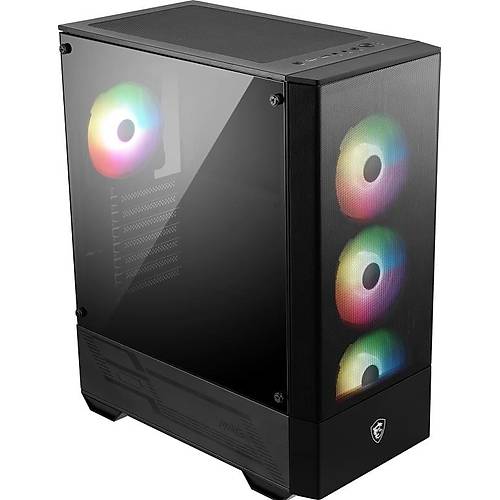MSI MAG FORGE 112R TEMPERLI CAM 3X120MM 1X120MM ARGB FAN ATX GAMING BILGISAYAR KASASI