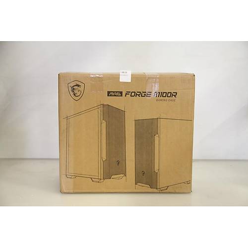 MSI MAG FORGE M100R 4x120mm ARGB Fanl� Siyah Micro ATX Gaming Kasa (Outlet - Te�hir)