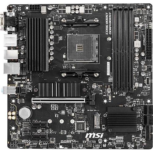 MSI MB B550M PRO-VDH AM4 DDR4 4400(OC) HDMI DP VGA M.2 USB3.2 MATX