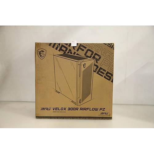 MSI MPG VELOX 300R AIRFLOW PZ WHITE 2x160mm ARGB 1x120mm Fanl� Beyaz ATX Gaming Kasa (Outlet - Te�hir)