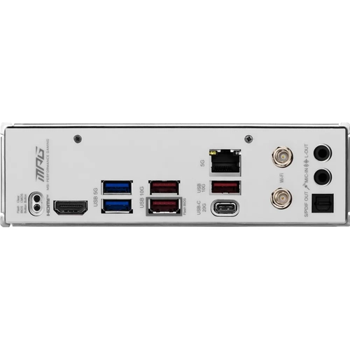 MSI MB MPG B850I EDGE TI WIFI AM5 DDR5 8200MHZ(OC) HDMI 2X M.2 USB 20GBS 5G LAN WI-FI 7 MINI ITX